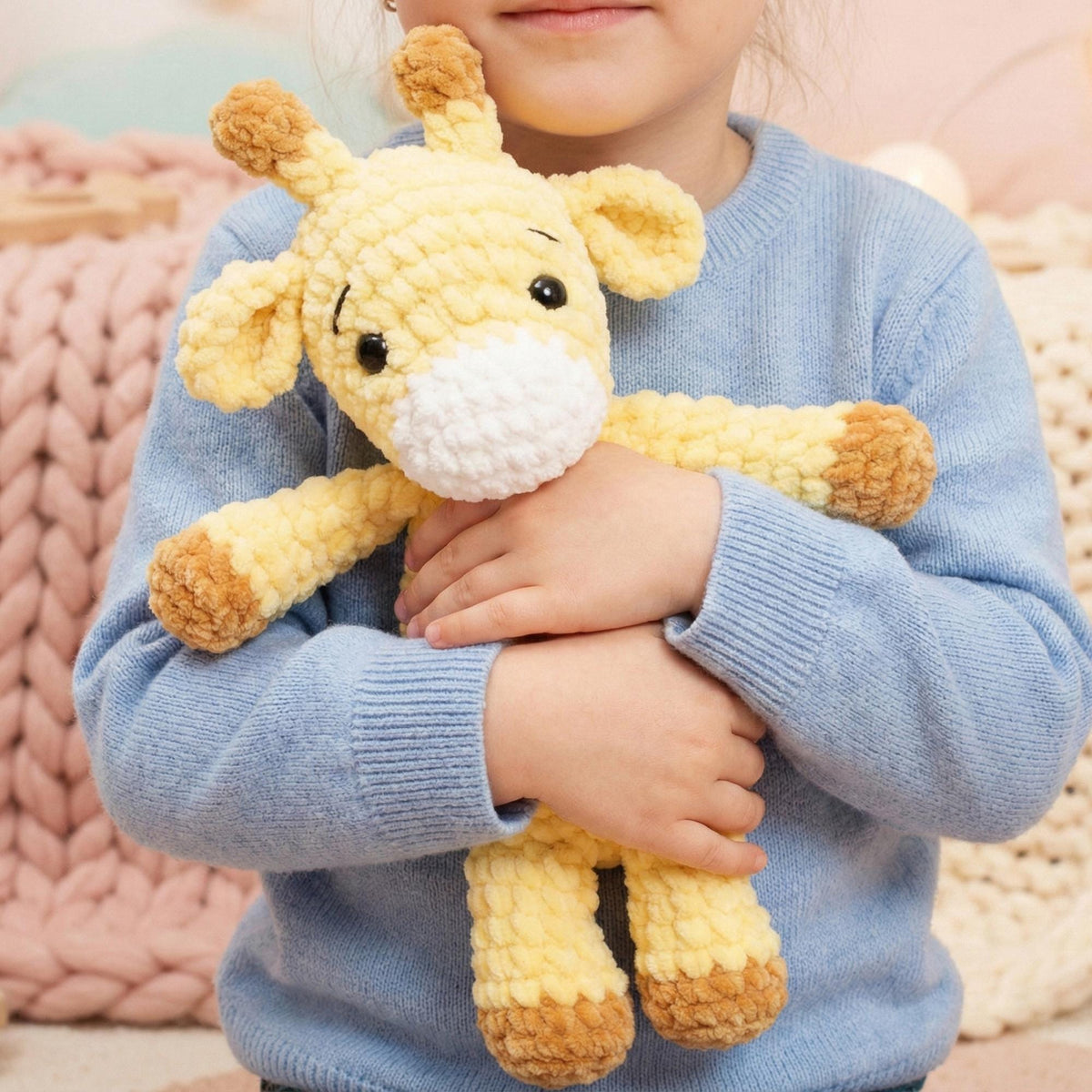 Crochet Giraffe Pattern – Amigurumi Plushie – Digital PDF Crochet Tutorial