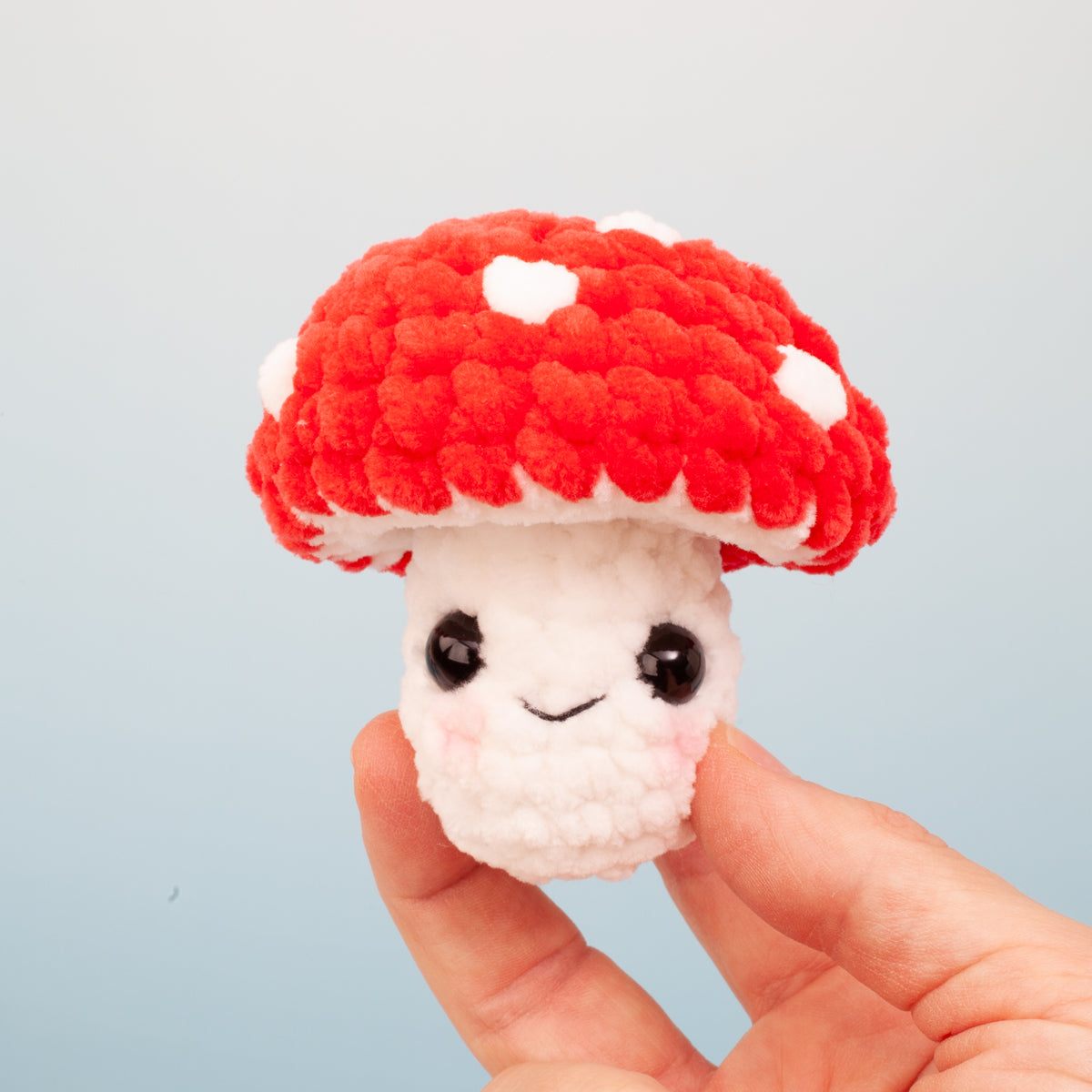 No Sew Crochet Mushroom Pattern | Easy Amigurumi Mini Plushie | PDF Download