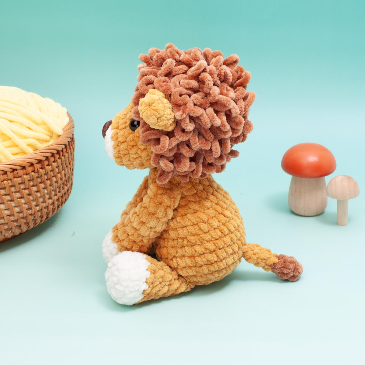 Lion Crochet Pattern PDF | Amigurumi Plush Toy | Stuffed Animal Softie