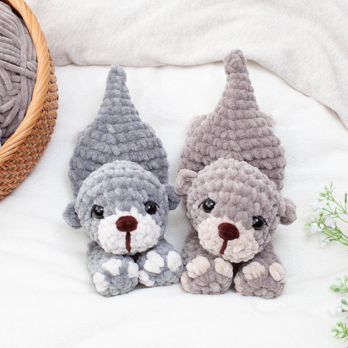 Otter Lovey Crochet Pattern PDF, No Sew Snuggler, Amigurumi Baby Comforter