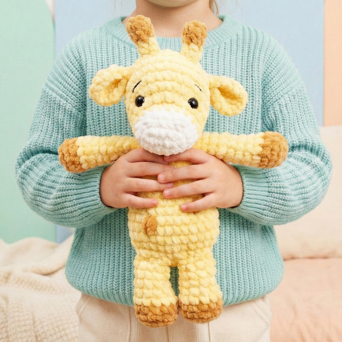 Crochet Giraffe Pattern – Amigurumi Plushie – Digital PDF Crochet Tutorial
