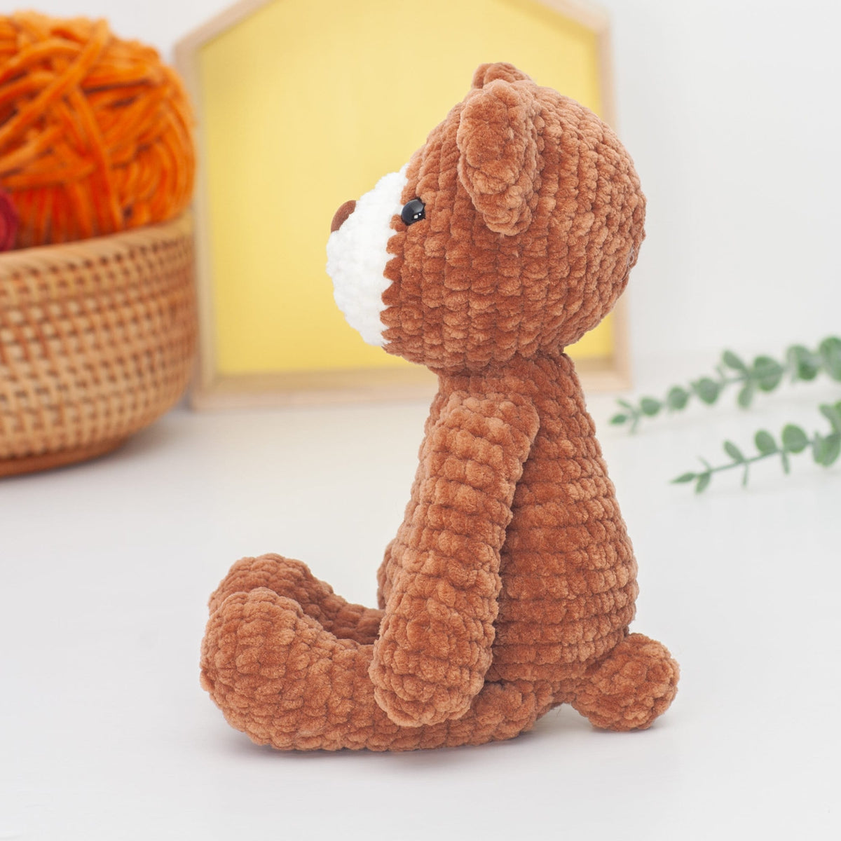 Teddy bear crochet pattern, Plush amigurumi bear pattern, plushie, easy crochet pattern, PDF
