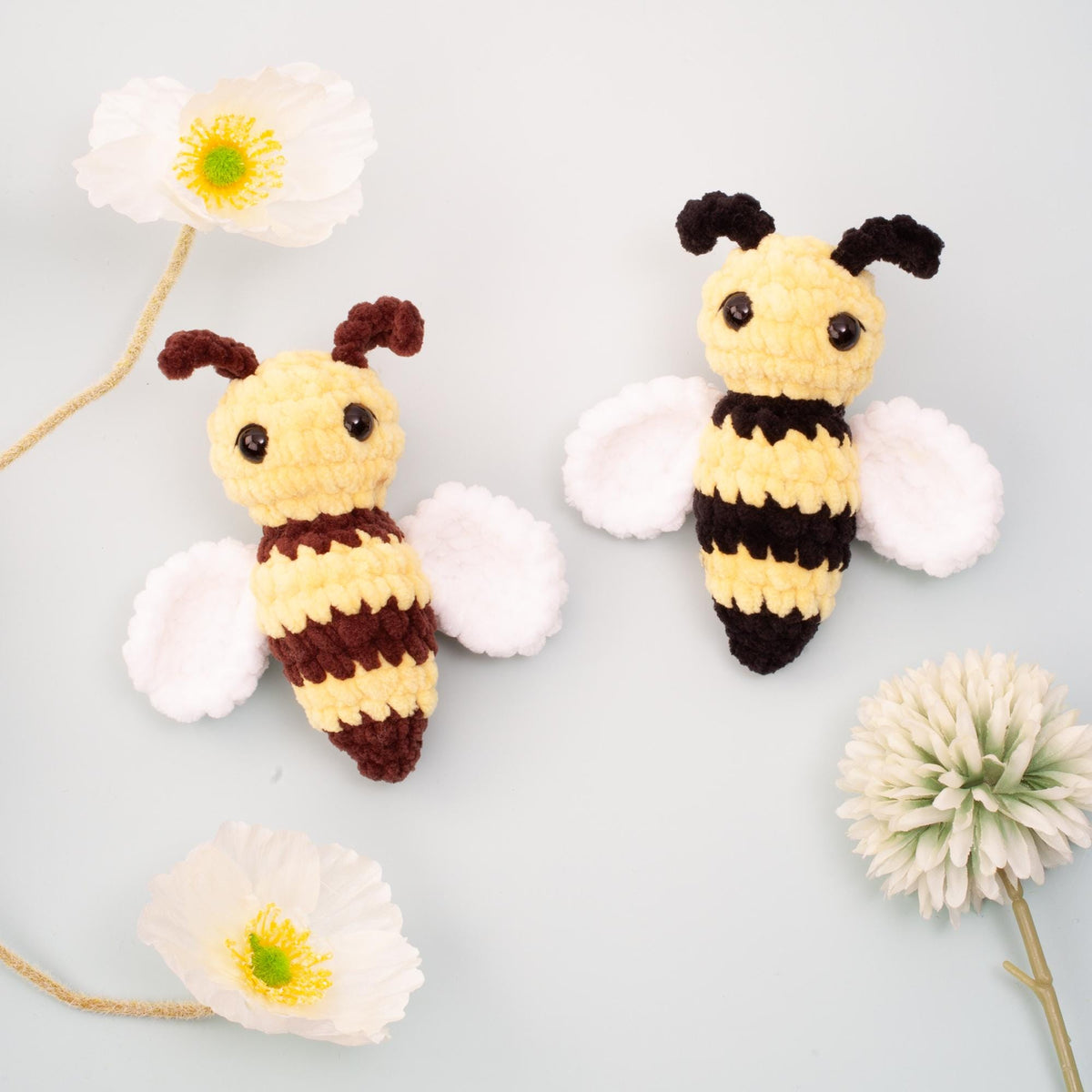 No Sew Bee Crochet Pattern, Beginner Amigurumi PDF Tutorial, Fast and Easy Plushie