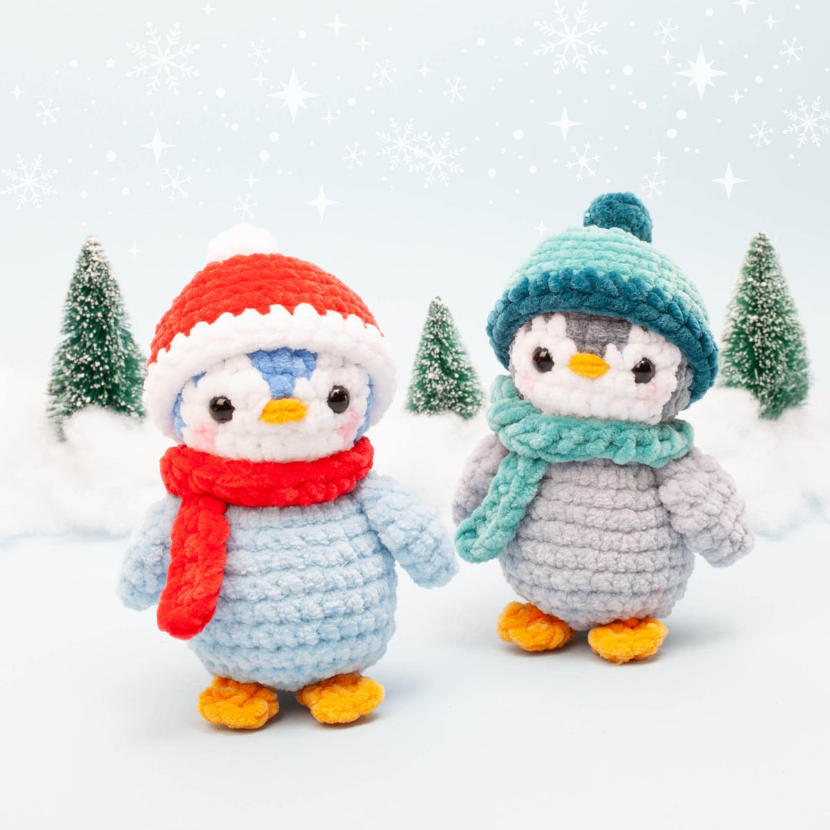 Crochet Penguin Pattern - Easy amigurumi crochet pattern, Winter Decor DIY | Beginner-Friendly