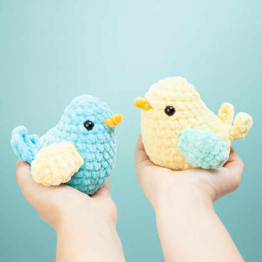 Amigurumi Bird Crochet Pattern | Easy Plush Toy Tutorial PDF | Beginner-Friendly Pattern