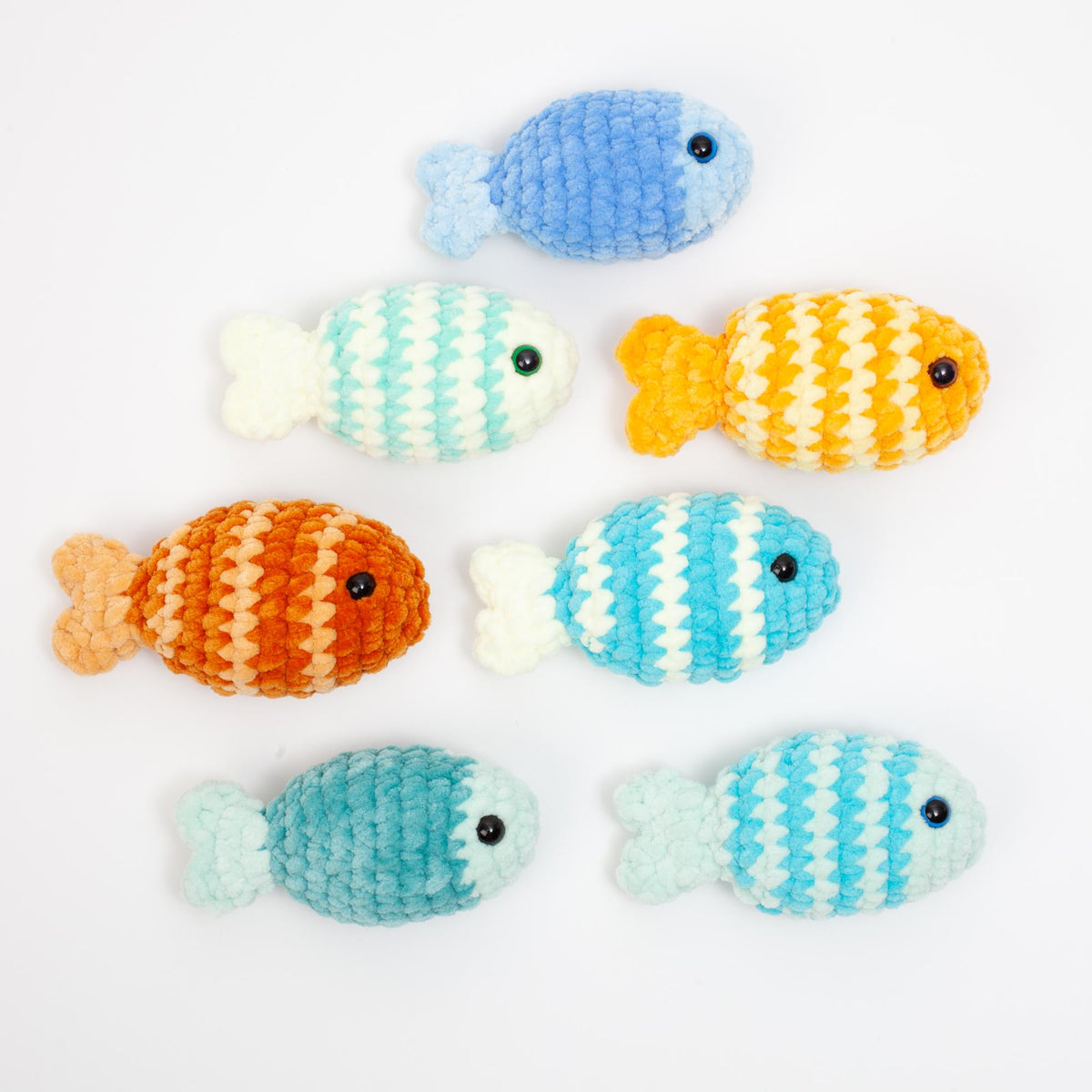 No sew fish crochet pattern, easy crochet fish pattern, amigurumi fish, beginner crochet pattern