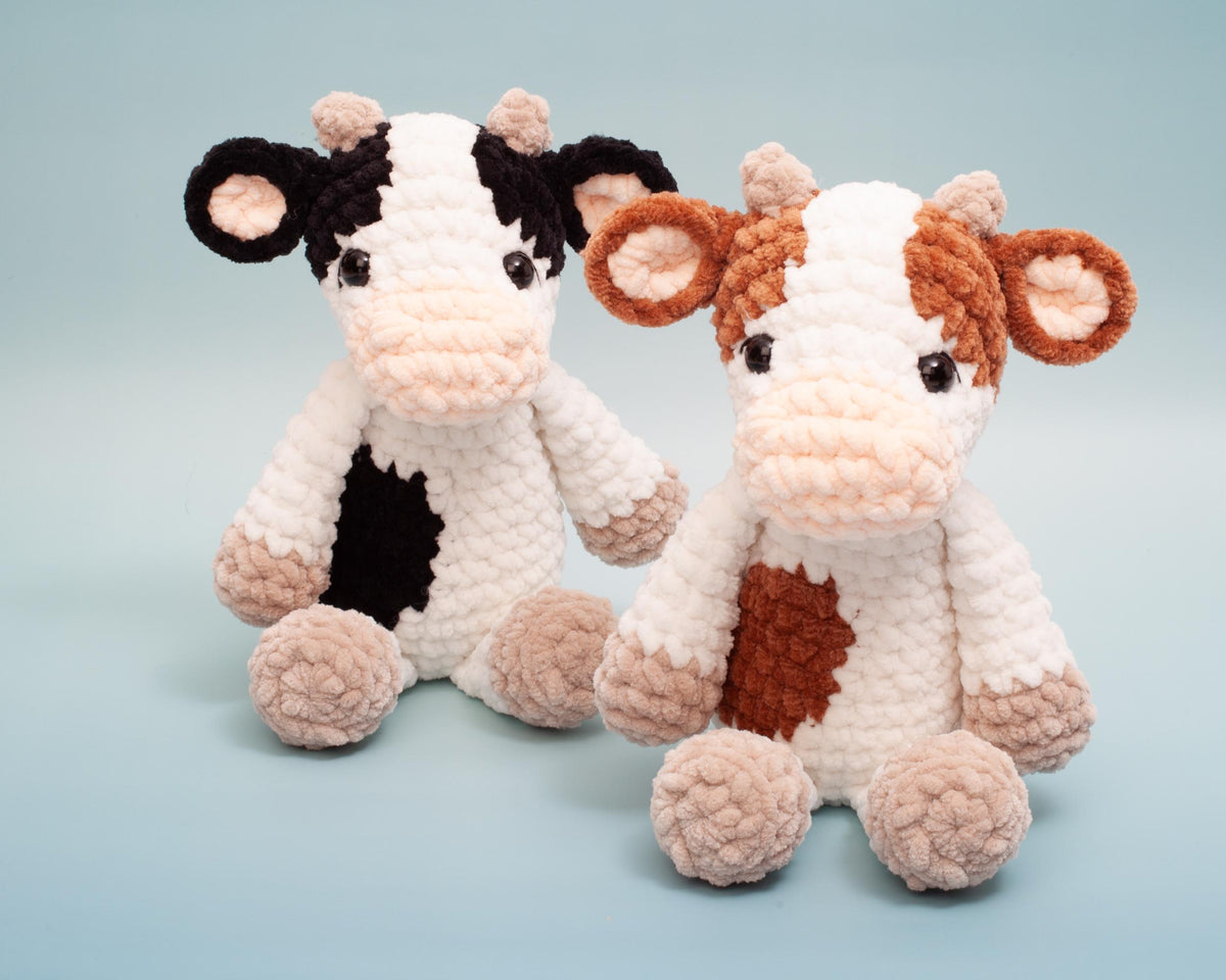 Cow Crochet Pattern – Amigurumi Plush Toy – Stuffed Animal PDF