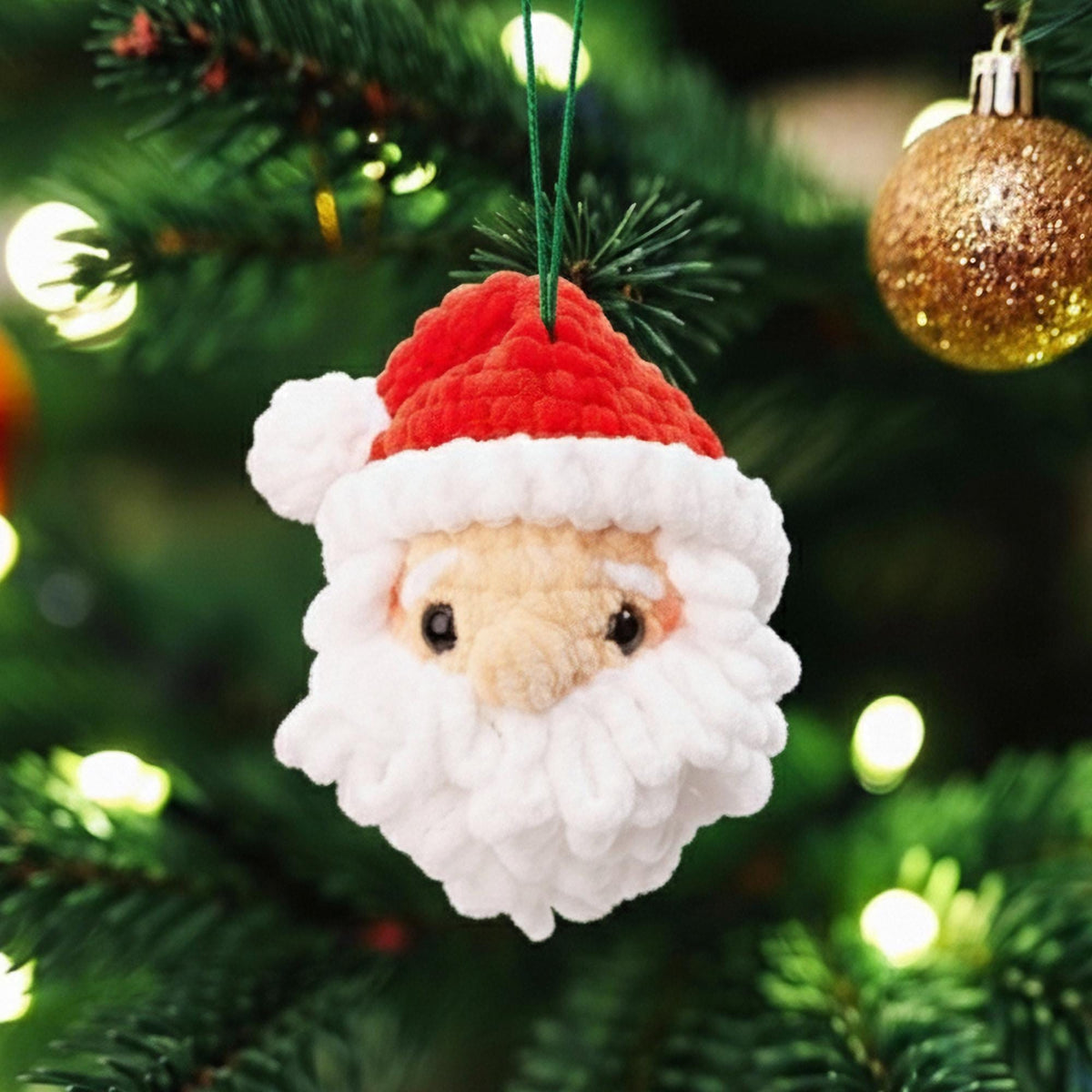 Crochet Christmas Ornaments Pattern Set – Santa Claus, Elf & Snowman | Amigurumi PDF Pattern