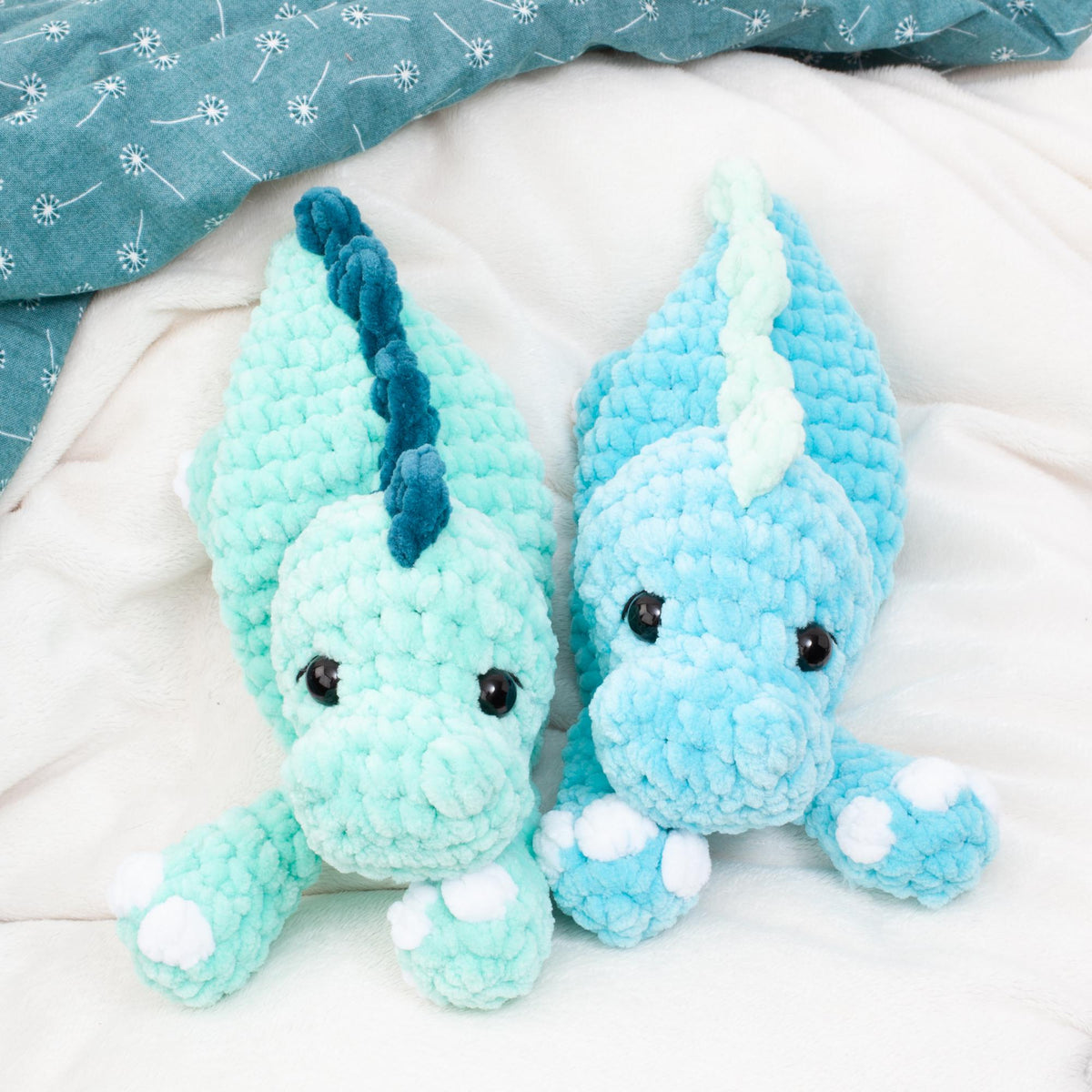No Sew Animal Snuggler Bundle Crochet Pattern, Amigurumi Lovey Baby Comforter PDF