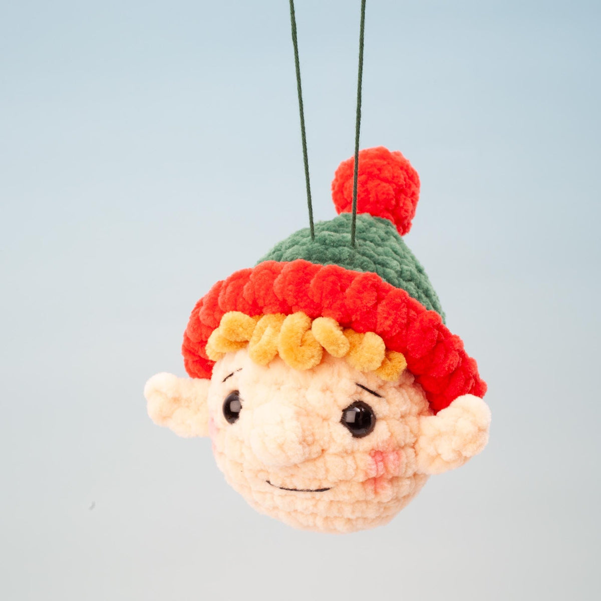 Crochet Christmas Ornaments Pattern Set – Santa Claus, Elf & Snowman | Amigurumi PDF Pattern