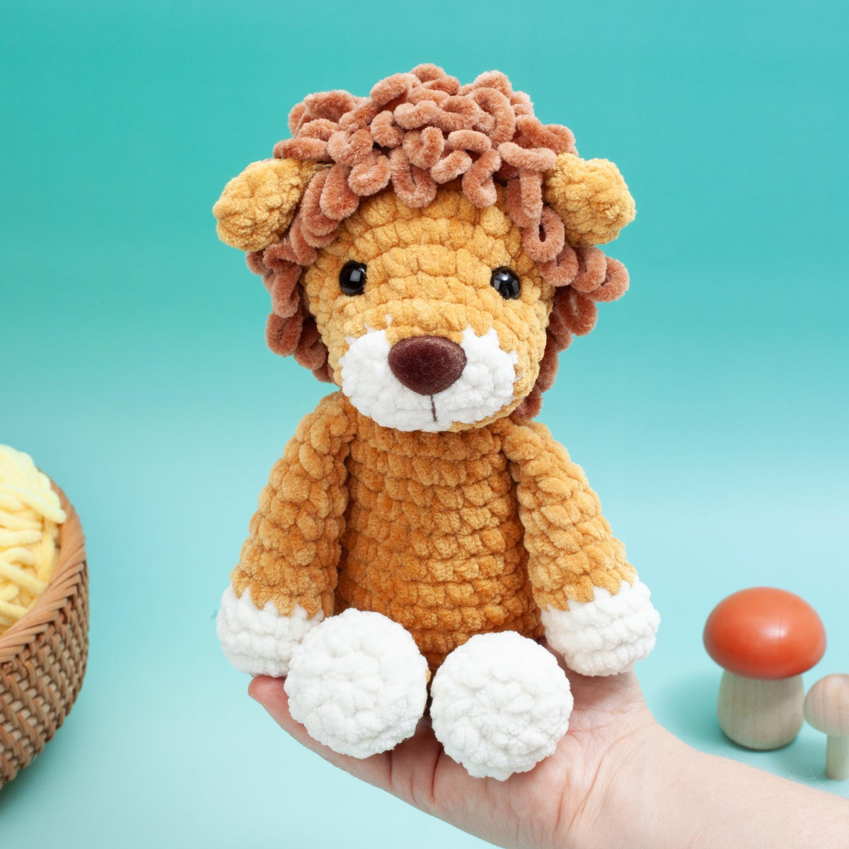Lion Crochet Pattern PDF | Amigurumi Plush Toy | Stuffed Animal Softie
