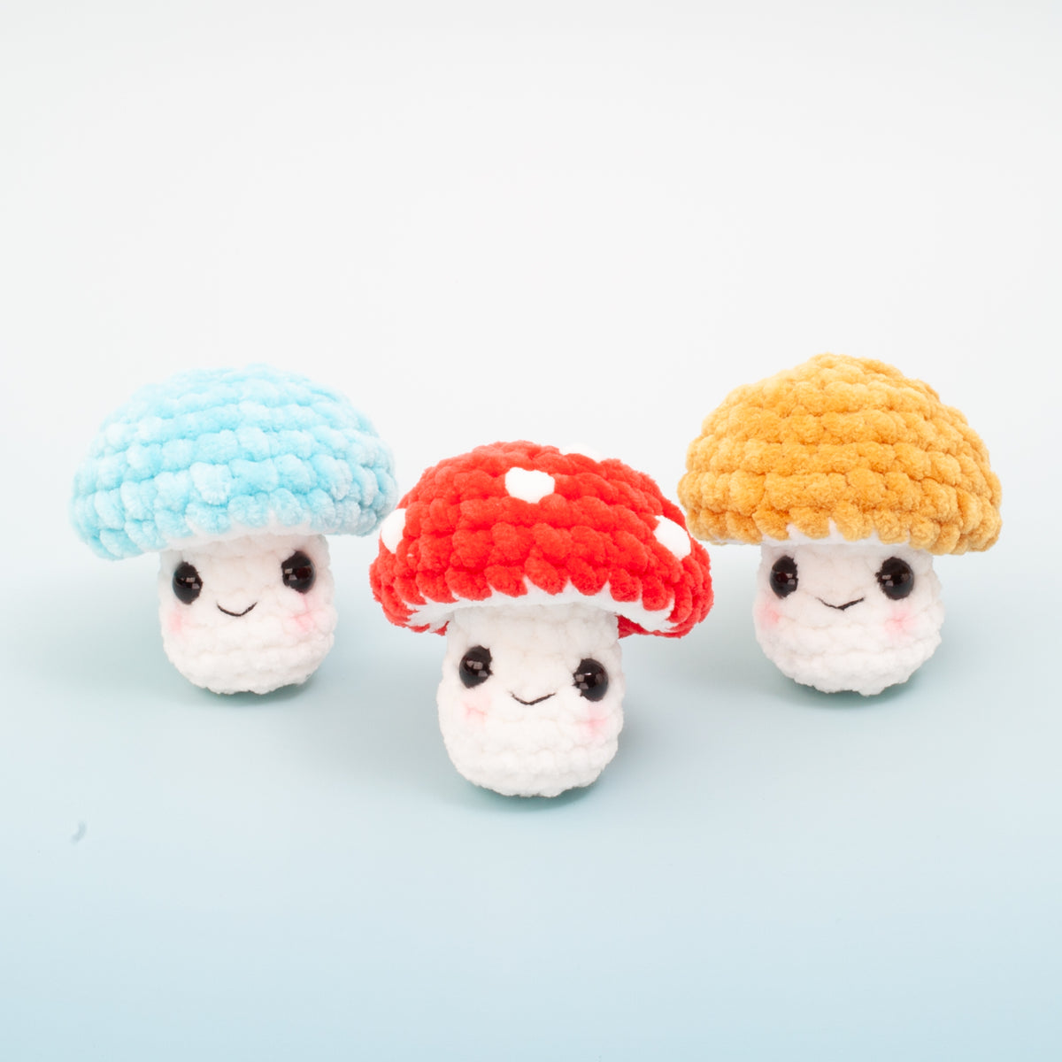 No Sew Crochet Mushroom Pattern | Easy Amigurumi Mini Plushie | PDF Download