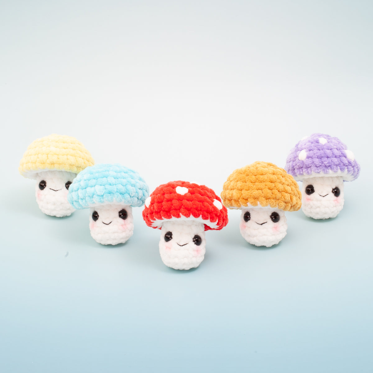 No Sew Crochet Mushroom Pattern | Easy Amigurumi Mini Plushie | PDF Download