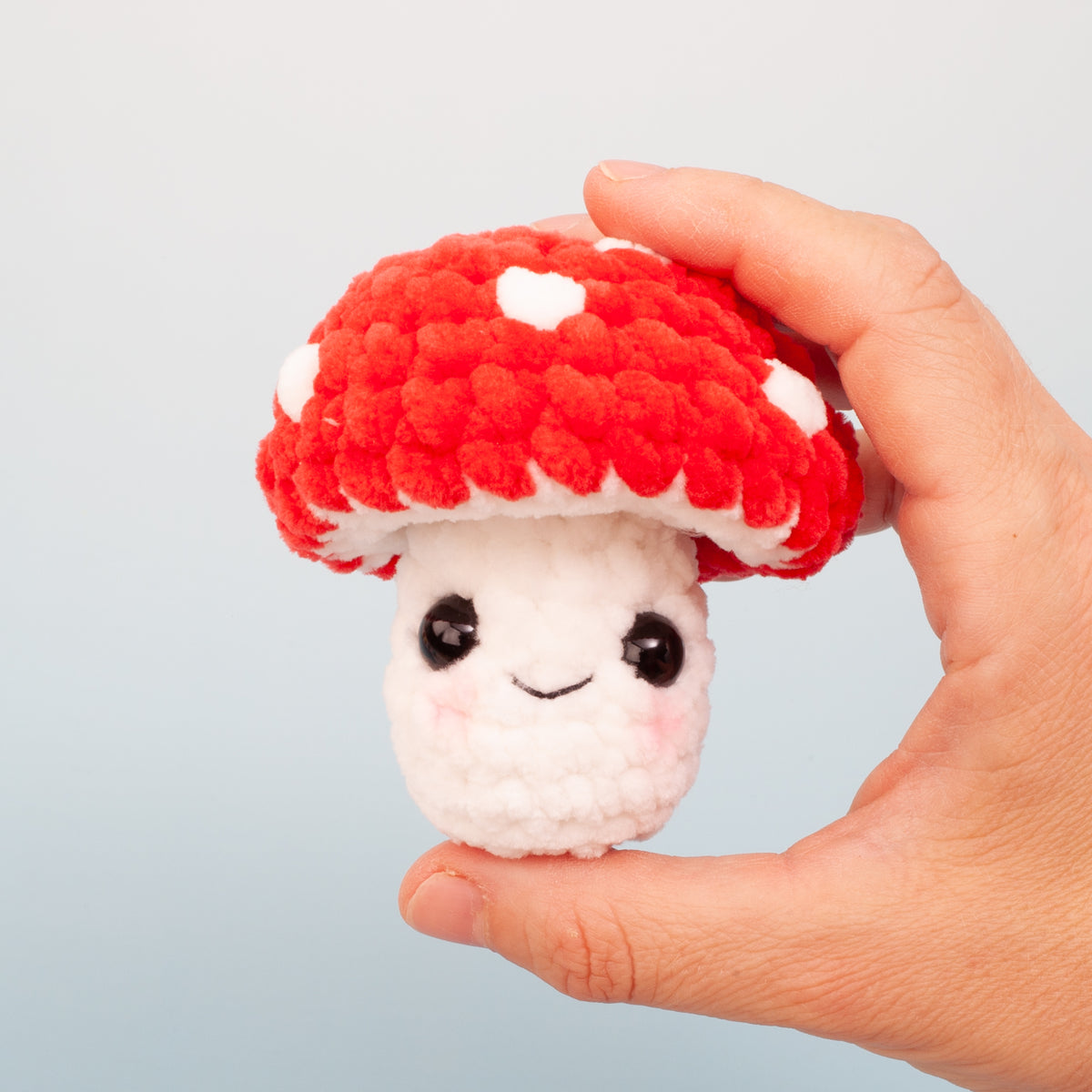 No Sew Crochet Mushroom Pattern | Easy Amigurumi Mini Plushie | PDF Download