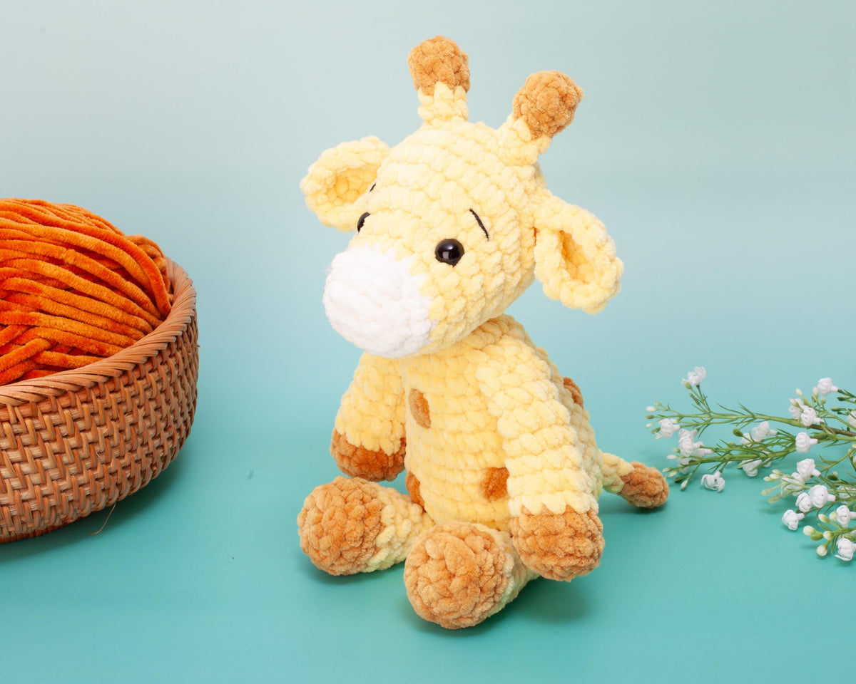 Crochet Giraffe Pattern – Amigurumi Plushie – Digital PDF Crochet Tutorial