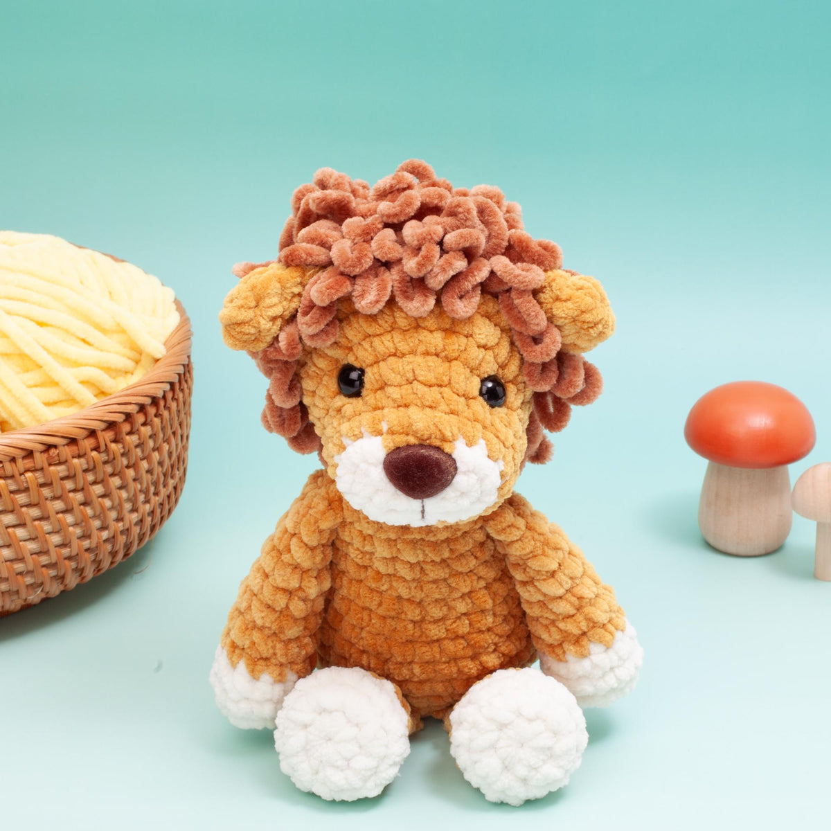 Lion Crochet Pattern PDF | Amigurumi Plush Toy | Stuffed Animal Softie