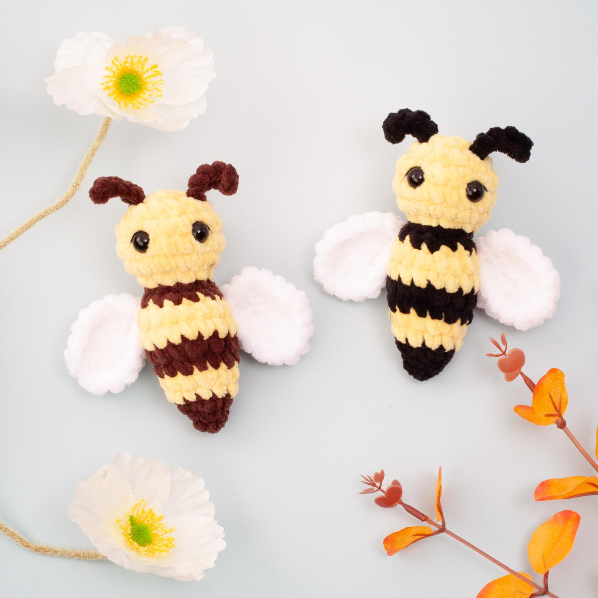 No Sew Bee Crochet Pattern, Beginner Amigurumi PDF Tutorial, Fast and Easy Plushie