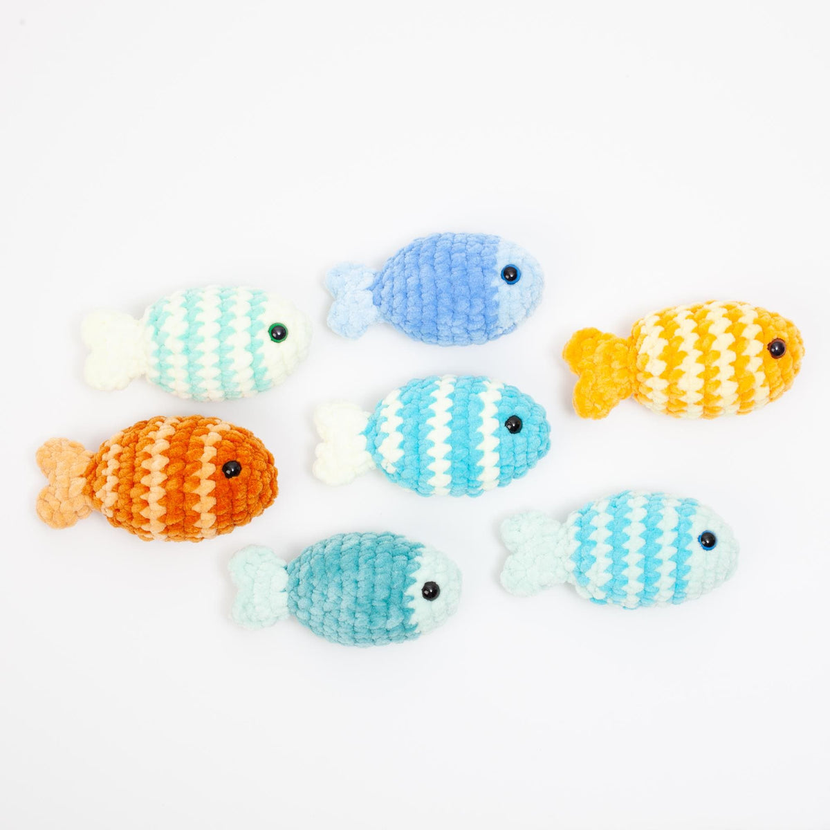No sew fish crochet pattern, easy crochet fish pattern, amigurumi fish, beginner crochet pattern