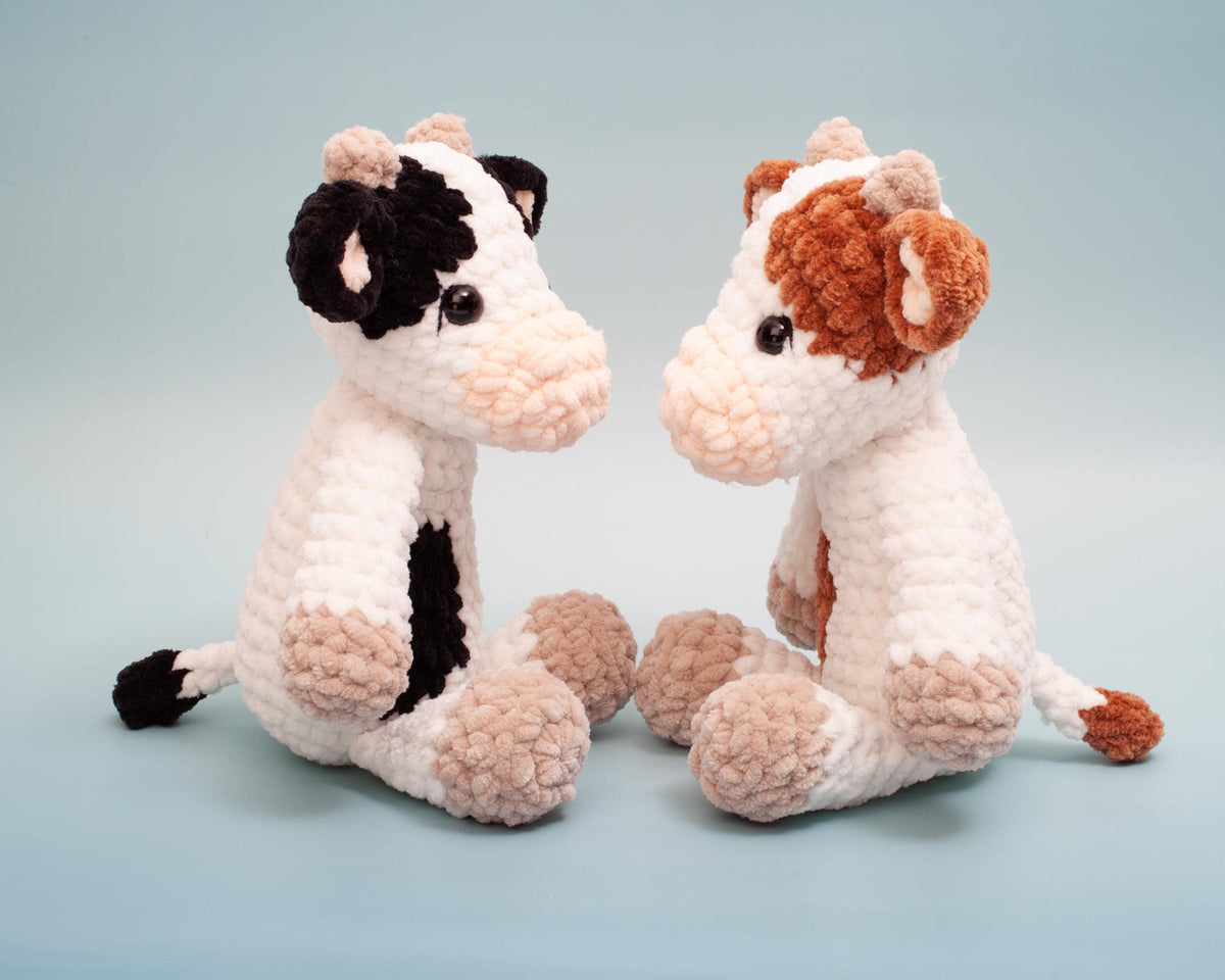 Cow Crochet Pattern – Amigurumi Plush Toy – Stuffed Animal PDF