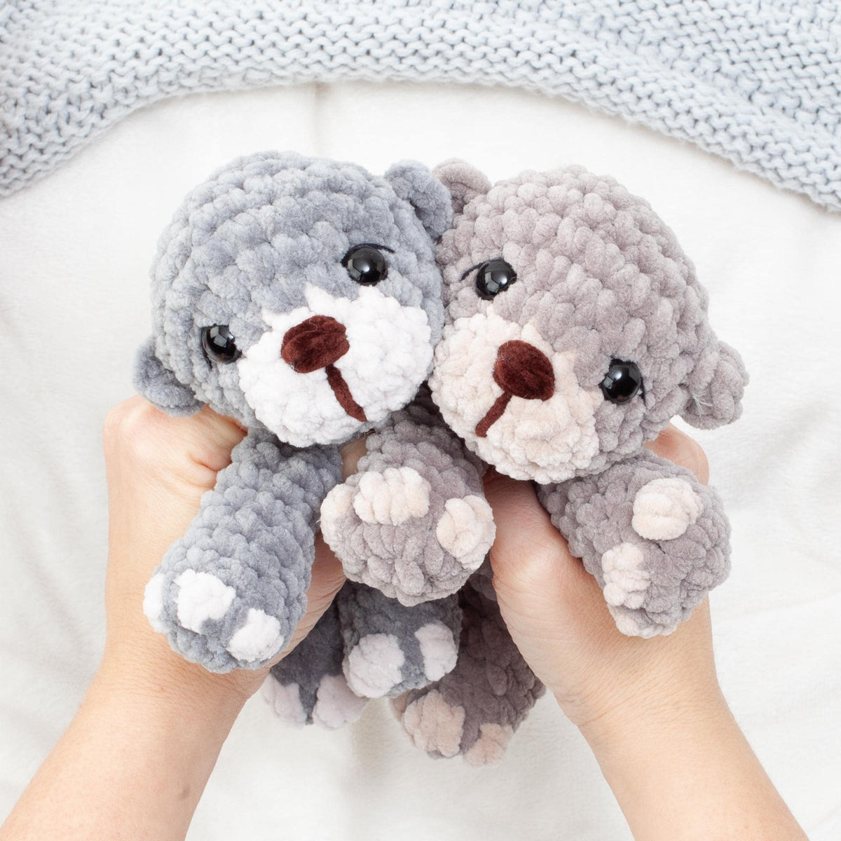 Otter Lovey Crochet Pattern PDF, No Sew Snuggler, Amigurumi Baby Comforter
