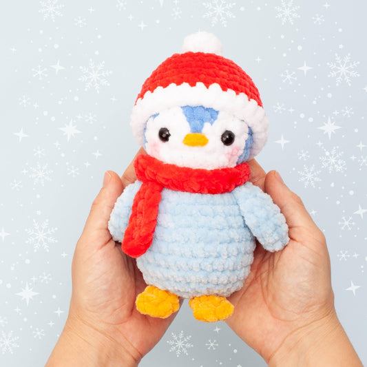 Crochet Penguin Pattern - Easy amigurumi crochet pattern, Winter Decor DIY | Beginner-Friendly