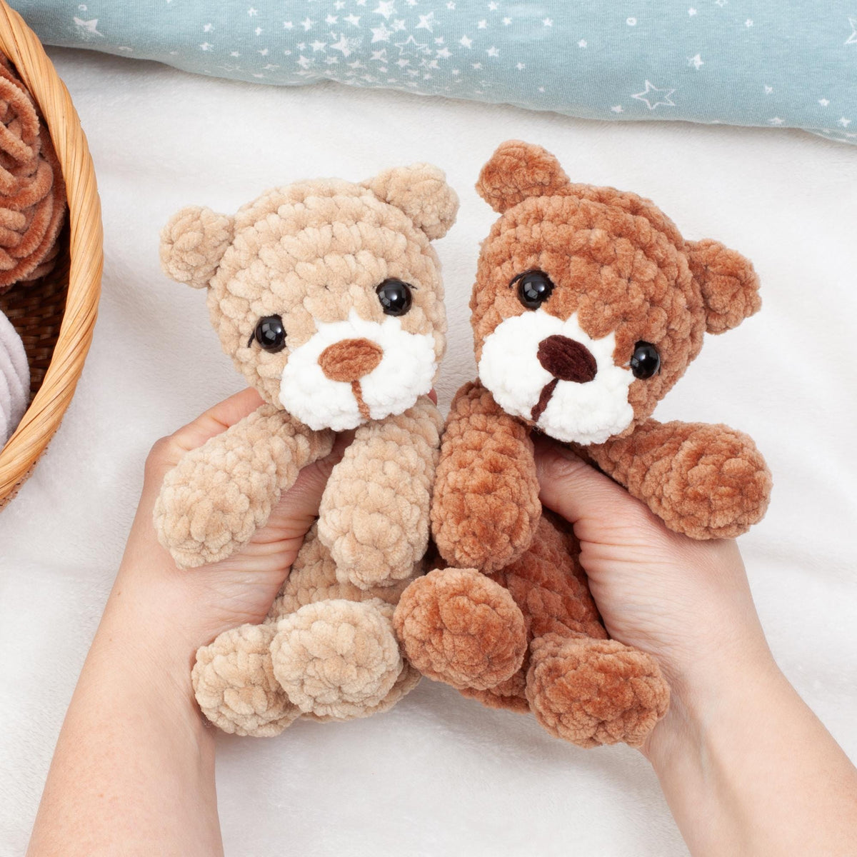 No Sew Animal Snuggler Bundle Crochet Pattern, Amigurumi Lovey Baby Comforter PDF