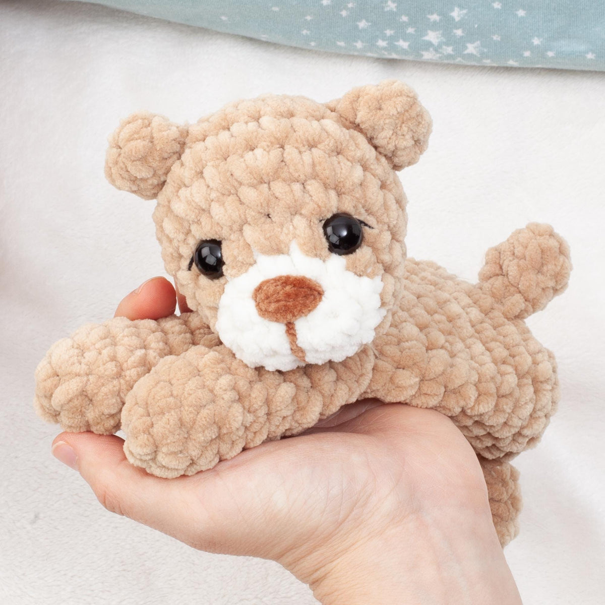 No Sew Animal Snuggler Bundle Crochet Pattern, Amigurumi Lovey Baby Comforter PDF