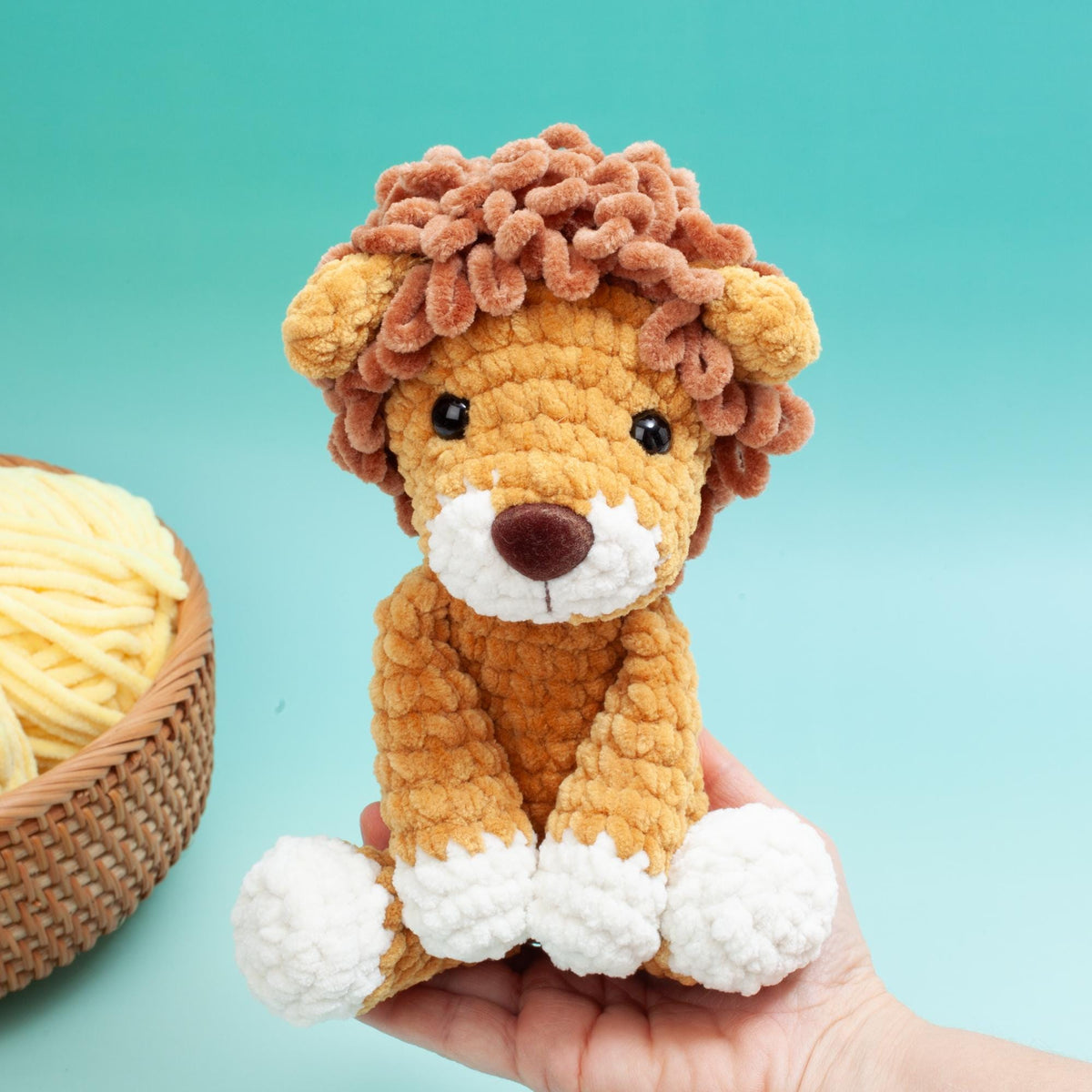 Lion Crochet Pattern PDF | Amigurumi Plush Toy | Stuffed Animal Softie