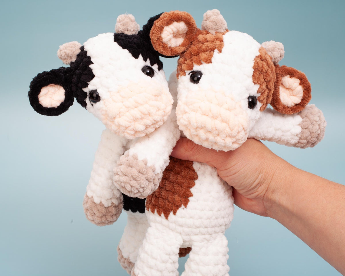Cow Crochet Pattern – Amigurumi Plush Toy – Stuffed Animal PDF